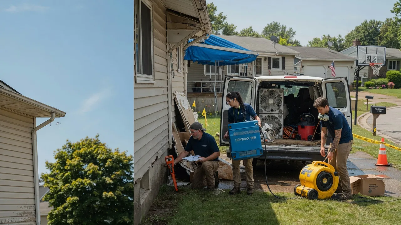 Ceiling Leak Cleanup in Prairie Farm, WI near me