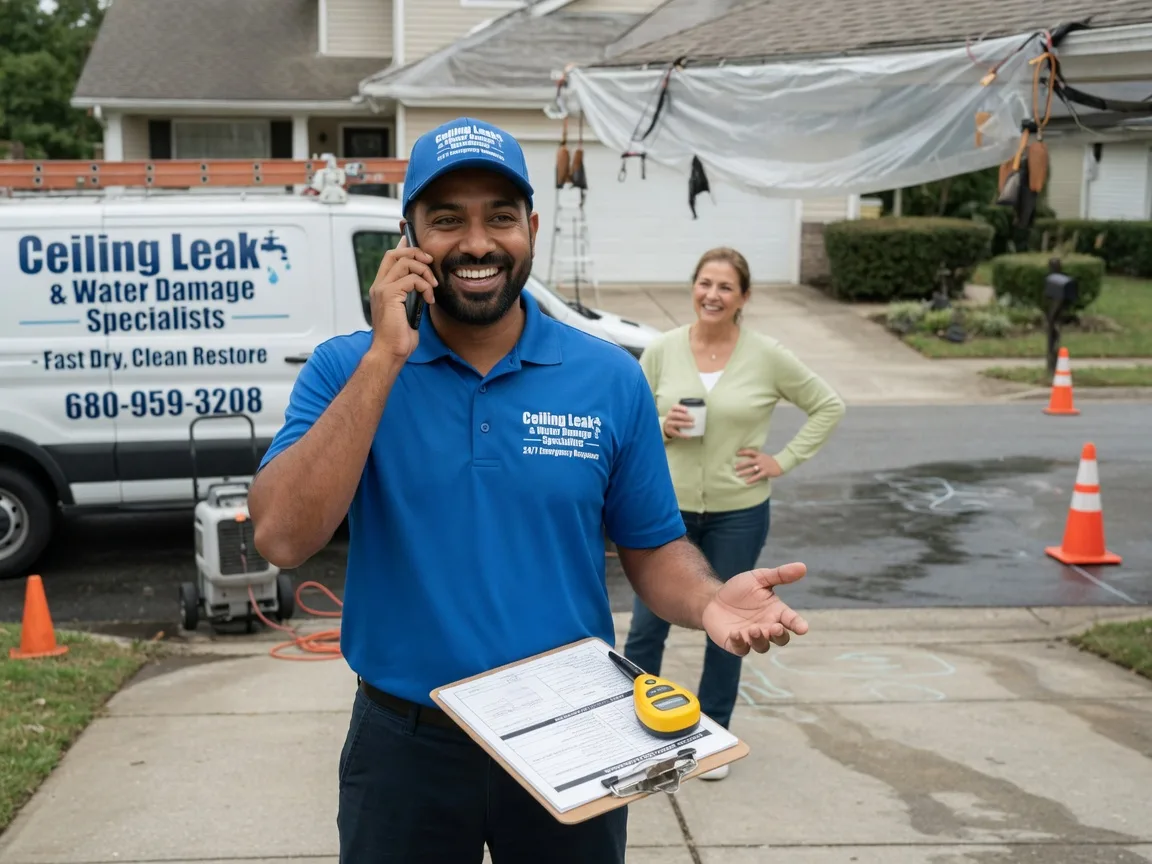 Ceiling Leak Cleanup Prairie Farm, WI FAQs